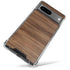 Natural Walnut Wood Google Pixel 7a Clear Case
